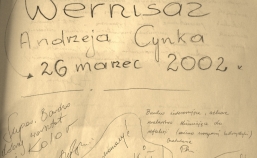 Andrzej Cynk (†) - wernisaż i wystawa malarstwa, Warszawa - 26.03.2002